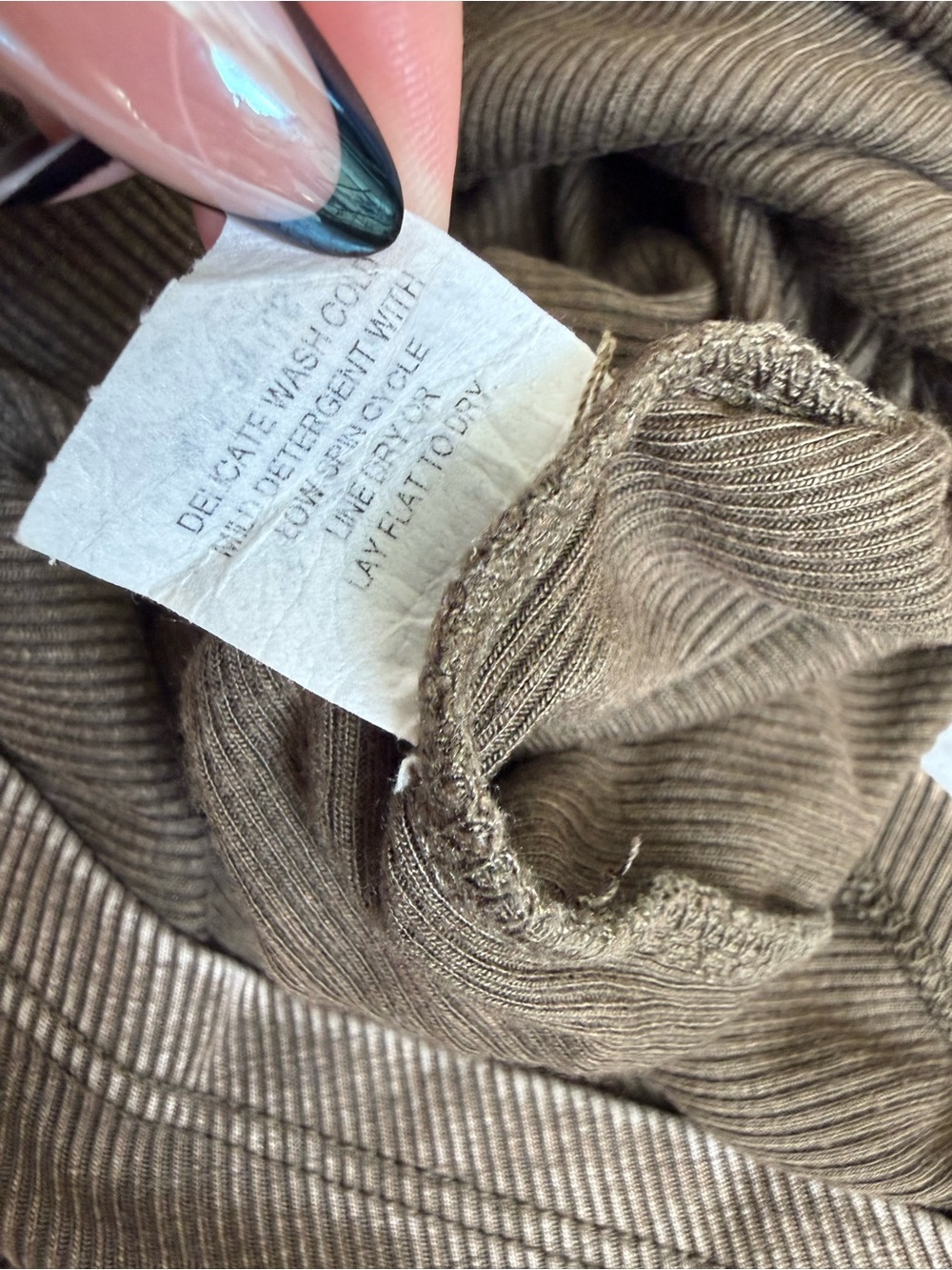 Joah brown cross back midi dress - Picture 7 of 10